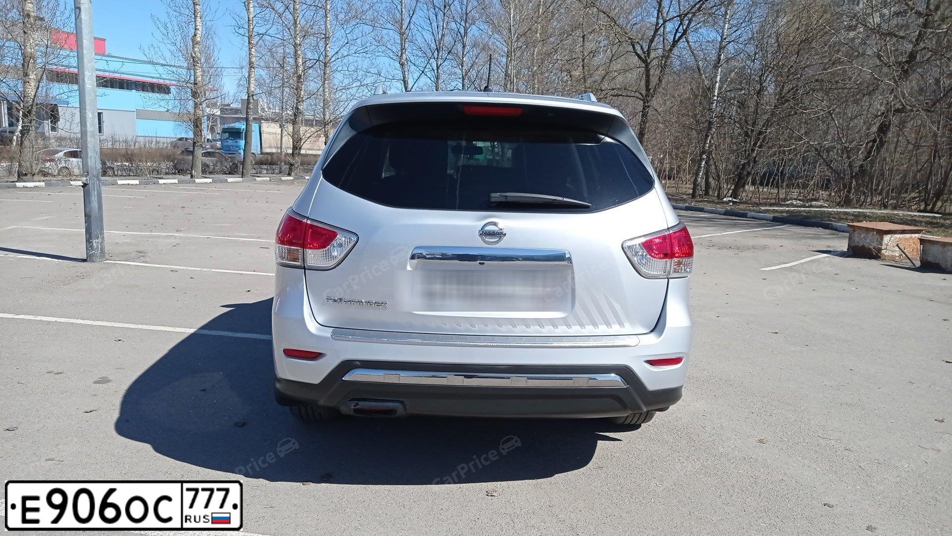 Фото автомобиля NISSAN PATHFINDER, 2014 — госномер Н415ТК797. Цвет: СЕРЕБРИСТЫЙ