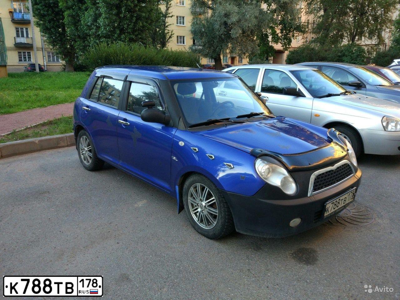 Фото автомобиля LIFAN SMILY, 2011 — госномер С509АУ68. Цвет: синий