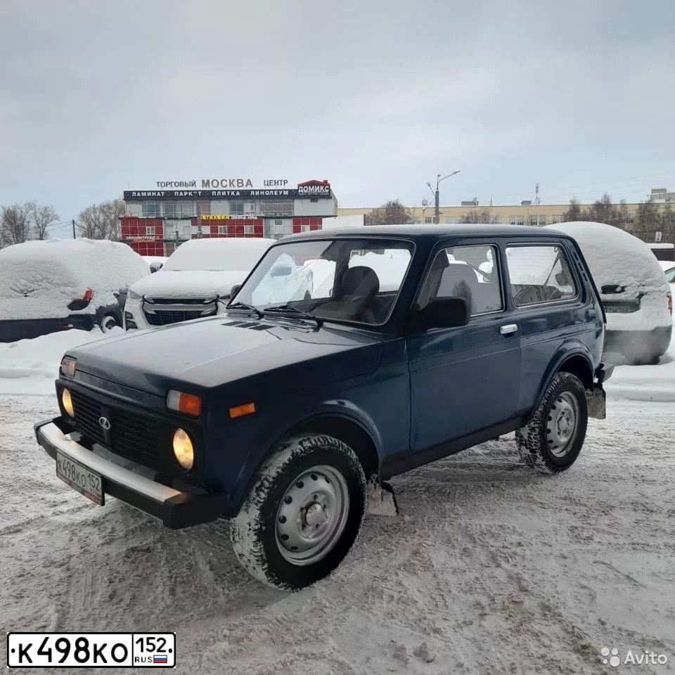 Фото автомобиля LADA 2121 NIVA, 2012 — госномер Т002КЕ152. Цвет: сине-зеленый