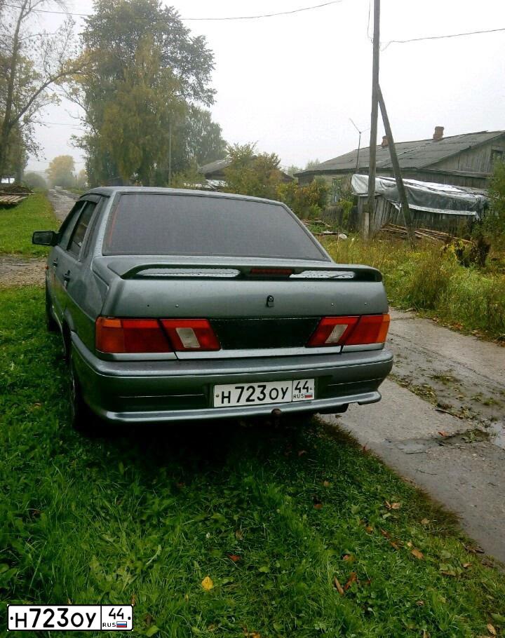 Фото автомобиля LADA 2115 SAMARA, 2008 — госномер Н723ОУ44. Цвет: СРЕДНИЙ СЕРО-ЗЕЛЕНЫЙ МЕТ