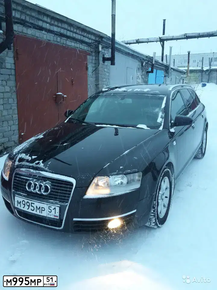 Фото автомобиля AUDI A6, 2007 — госномер М995МР51. Цвет: ЧЕРНЫЙ