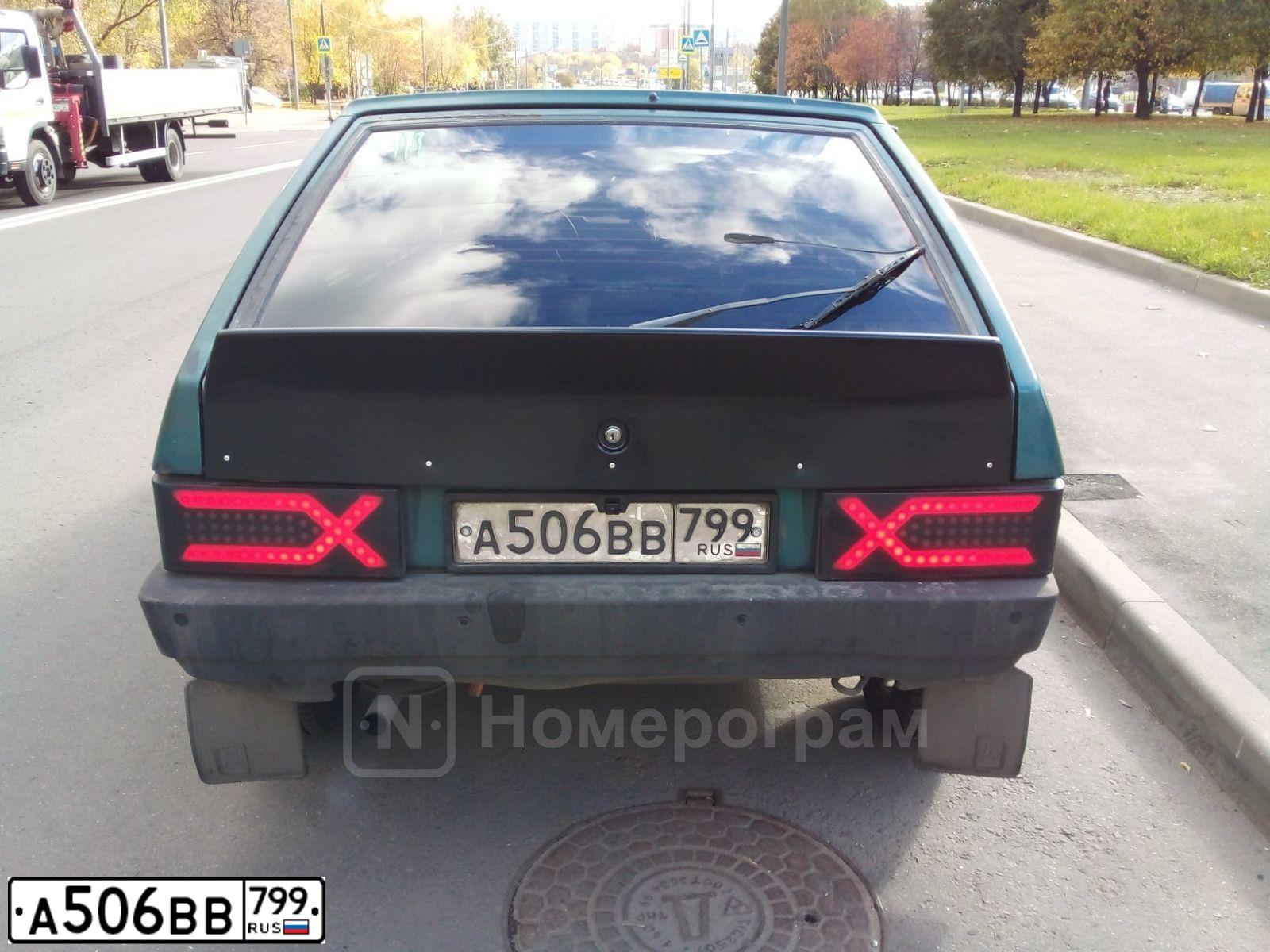 Фото автомобиля LADA 2109 SAMARA, 2002 — госномер А506ВВ799. Цвет: СЕРЕБРИСТО-ЗЕЛЕНЫЙ
