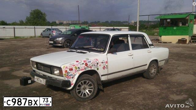 Фото автомобиля LADA 2105, 2006 — госномер С987ВХ73. Цвет: БЕЛЫЙ ЯРКИЙ