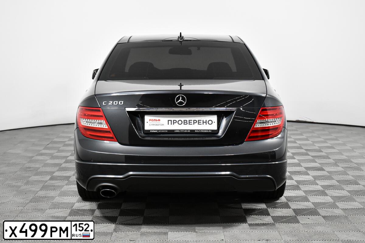 Фото автомобиля MERCEDES C-KLASSE, 2012 — госномер Х499РМ152. Цвет: ЧЕРНЫЙ