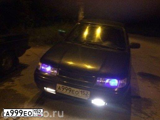 Фото автомобиля LADA 2112 LADA, 2005 — госномер А999ЕО152. Цвет: Темно-зеленый