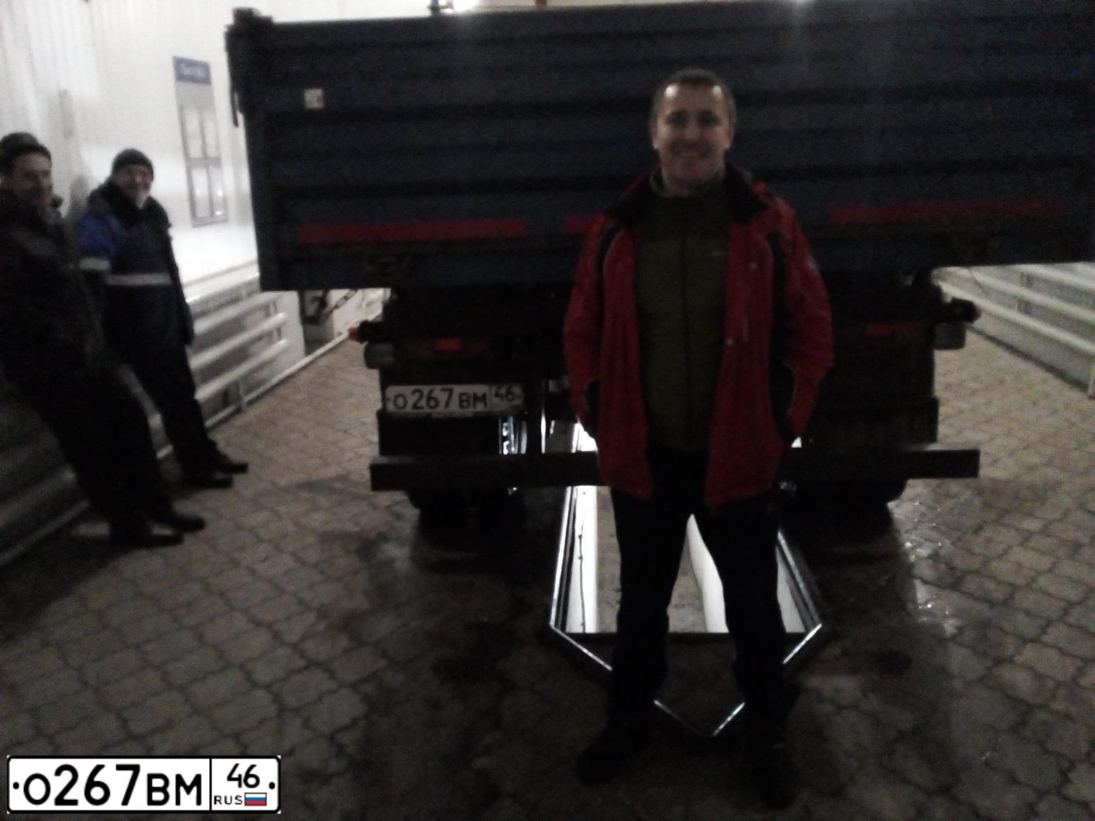 Фото автомобиля GAZ 3507, 2019 — госномер О267ВМ46. Цвет: БЕЛЫЙ