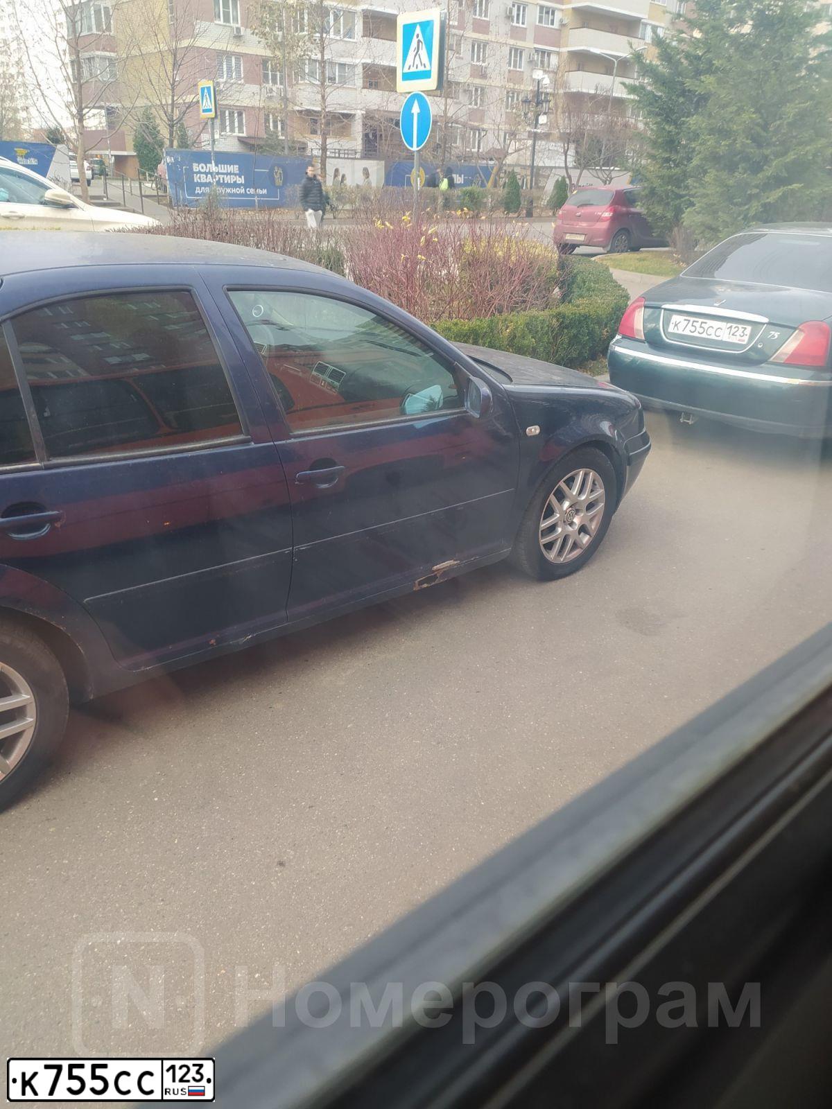 Фото автомобиля ROVER 75, 1999 — госномер К755СС123. Цвет: ЗЕЛЕНЫЙ