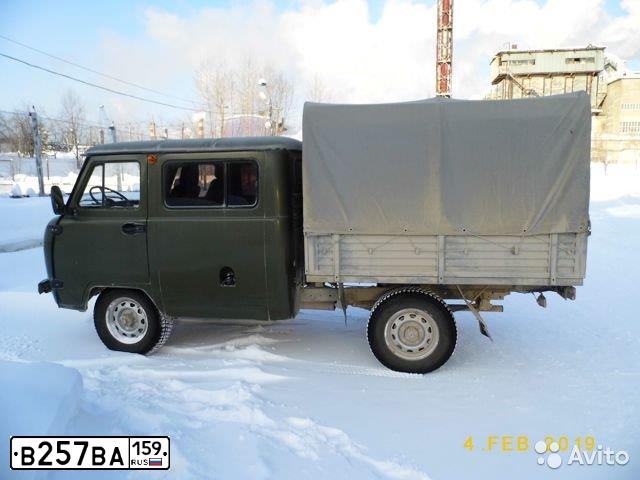 Фото автомобиля UAZ 3909, 2012 — госномер В257ВА159. Цвет: ЗАЩИТНЫЙ