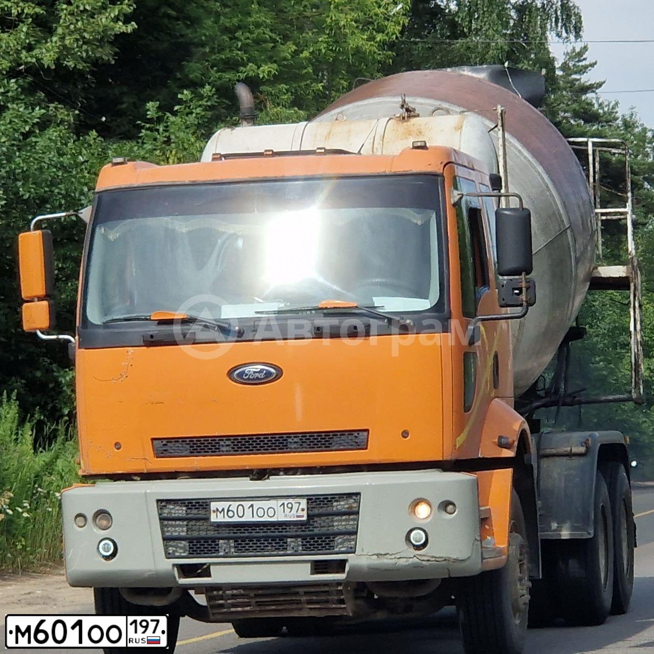 Фото автомобиля FORD D CARGO, 2008 — госномер М601ОО197. Цвет: Оранжевый
