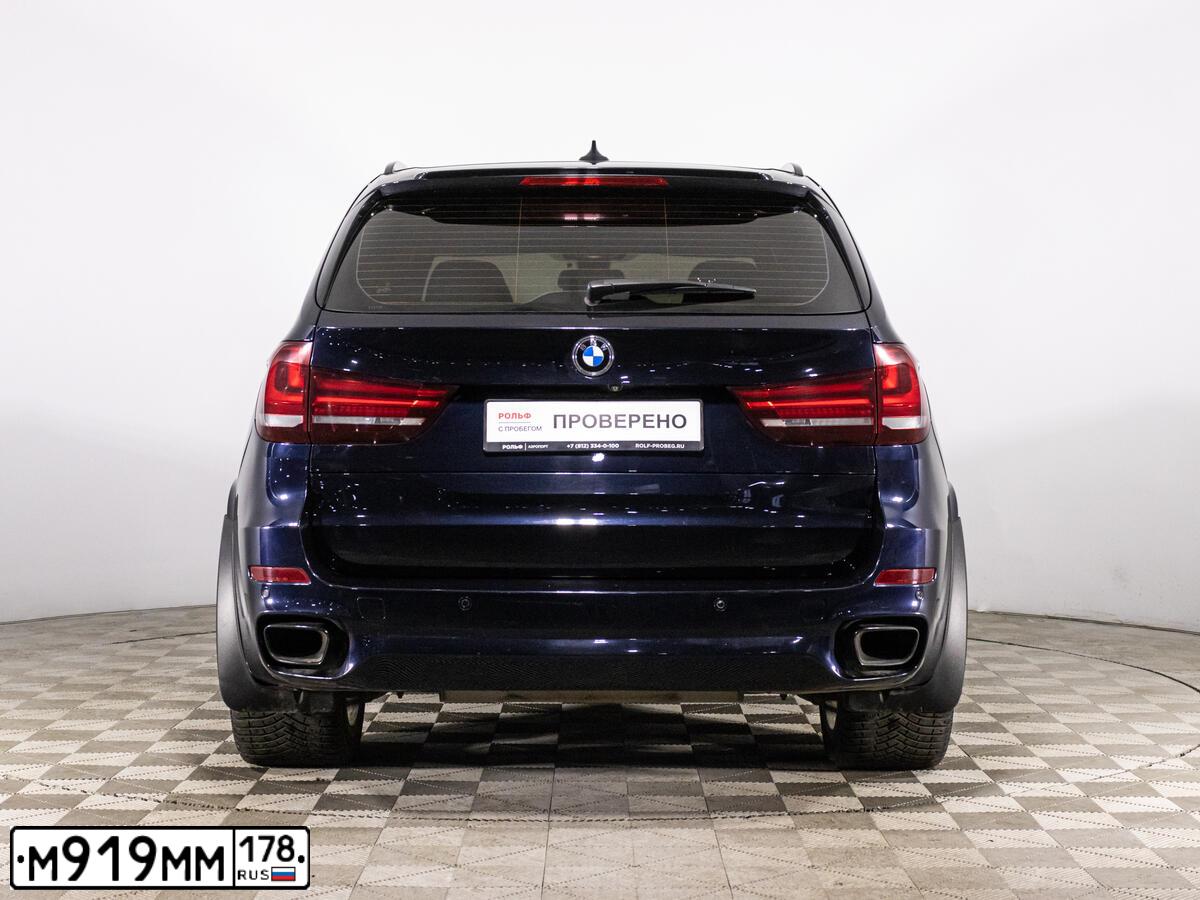 Фото автомобиля BMW X5, 2016 — госномер М919ММ178. Цвет: ЧЕРНЫЙ