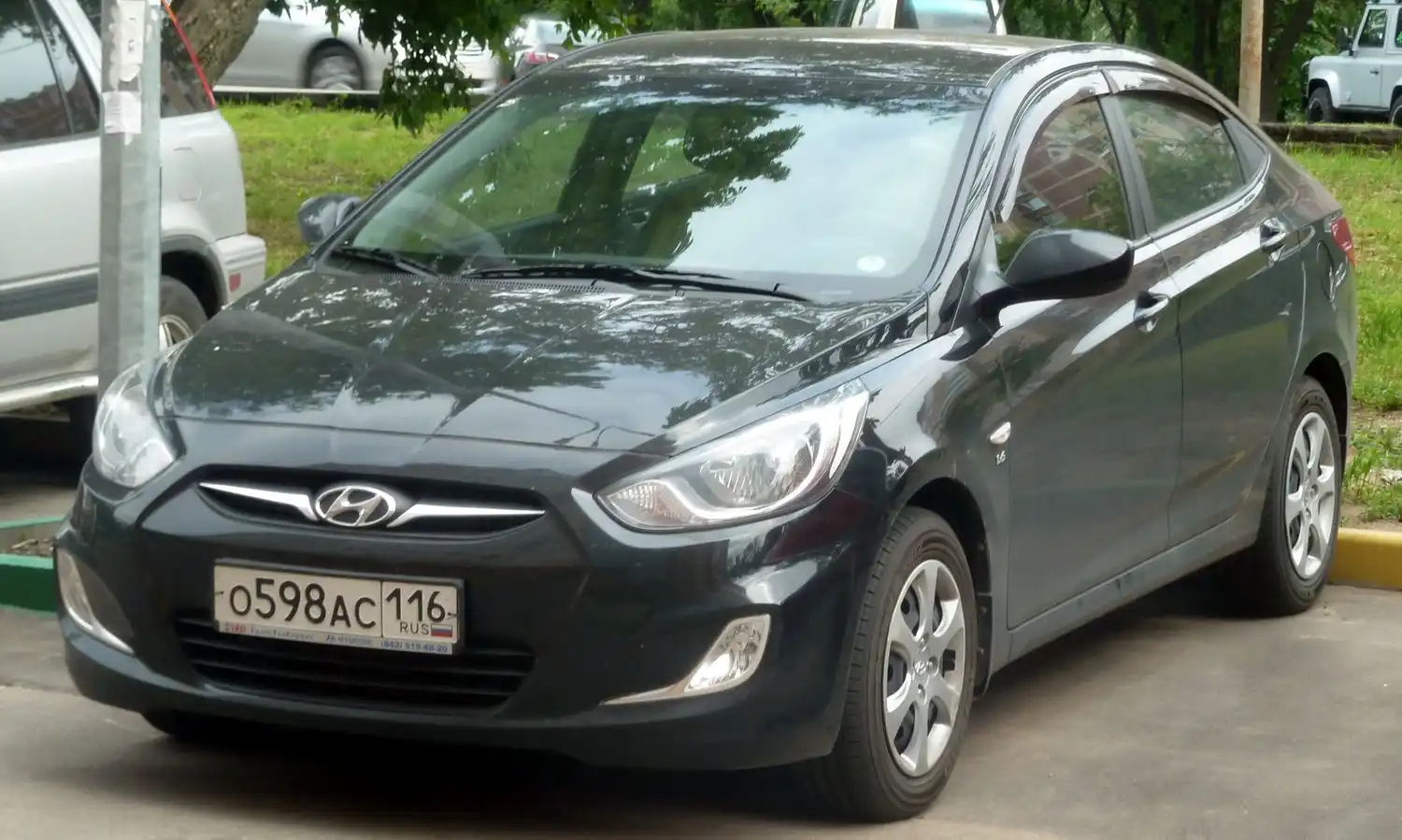 Фото автомобиля HYUNDAI SOLARIS, 2011 — госномер В474ТТ69