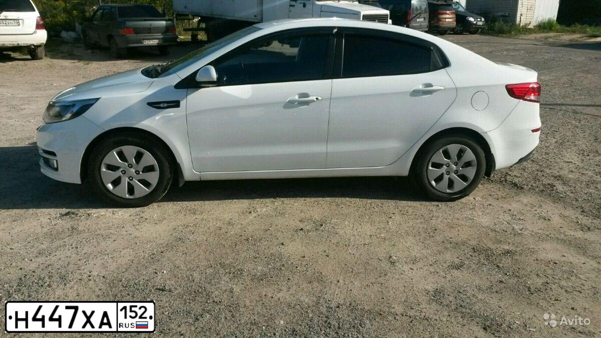 Фото автомобиля KIA RIO, 2015. Цвет: Белый