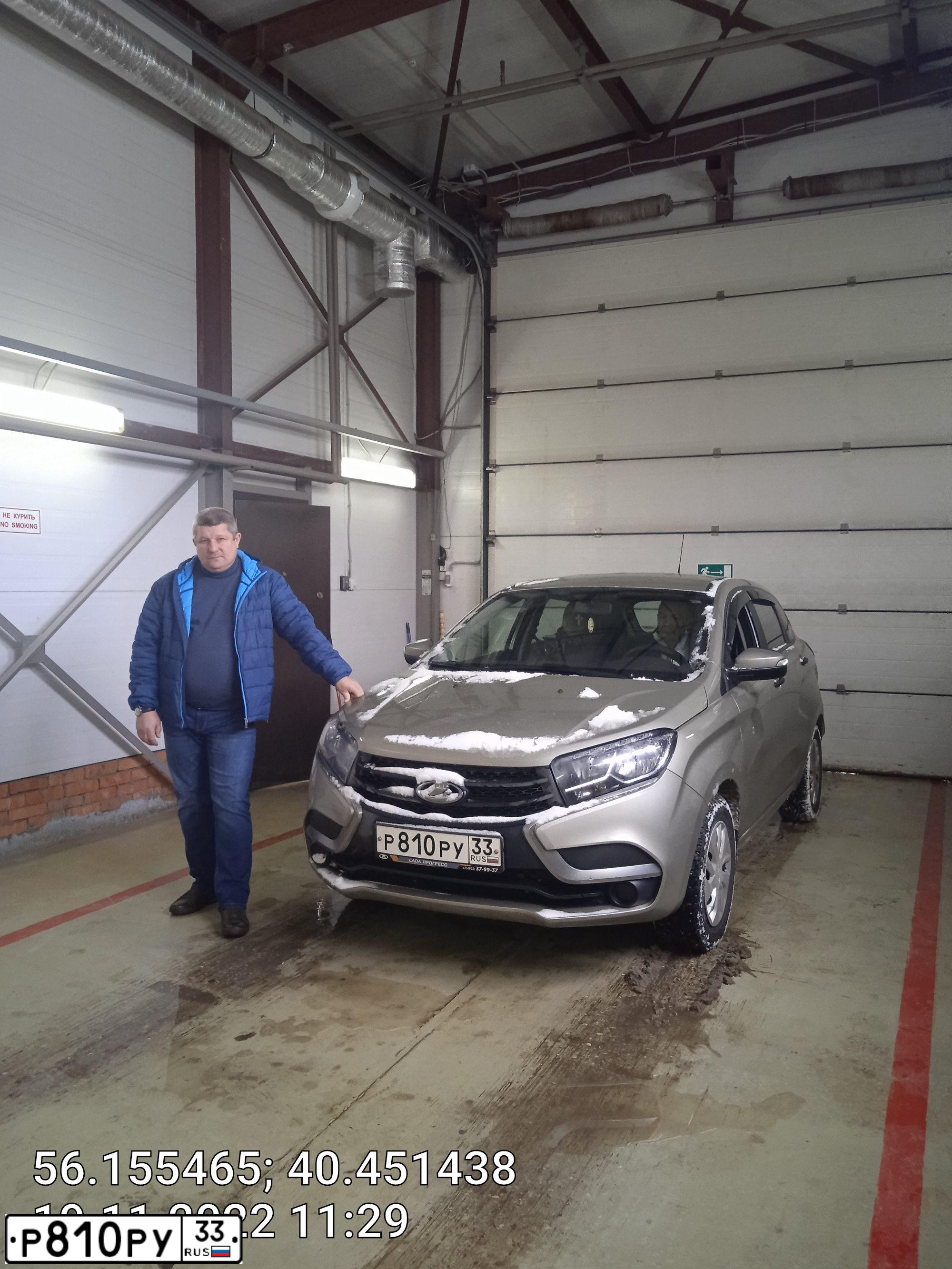 Фото автомобиля LADA XRAY, 2018 — госномер Р810РУ33