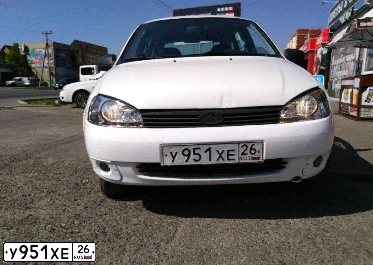 Фото автомобиля LADA 2114 SAMARA, 2012 — госномер О951ХЕ26. Цвет: Белый