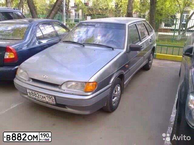 Фото автомобиля LADA 2114 SAMARA, 2007 — госномер В882ОМ190. Цвет: СЕРЫЙ