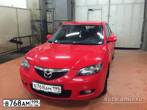 Фото автомобиля MAZDA 3, 2007 — госномер Р127УТ71. Цвет: Красный