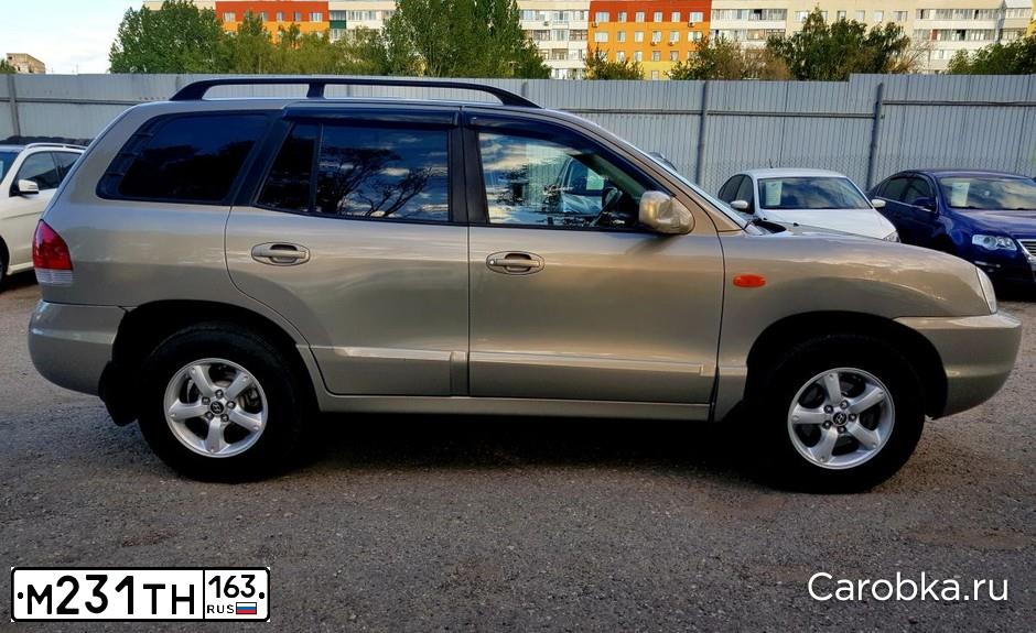 Фото автомобиля TAGAZ SANTA FE CLASSIC, 2010 — госномер О537КН19. Цвет: СВЕТЛО-БЕЖЕВЫЙ