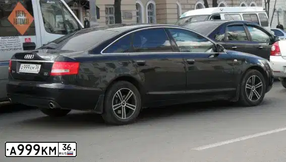Фото автомобиля UAZ 3163 PATRIOT, 2015 — госномер А999КМ36. Цвет: ЧЕРНЫЙ МЕТ.
