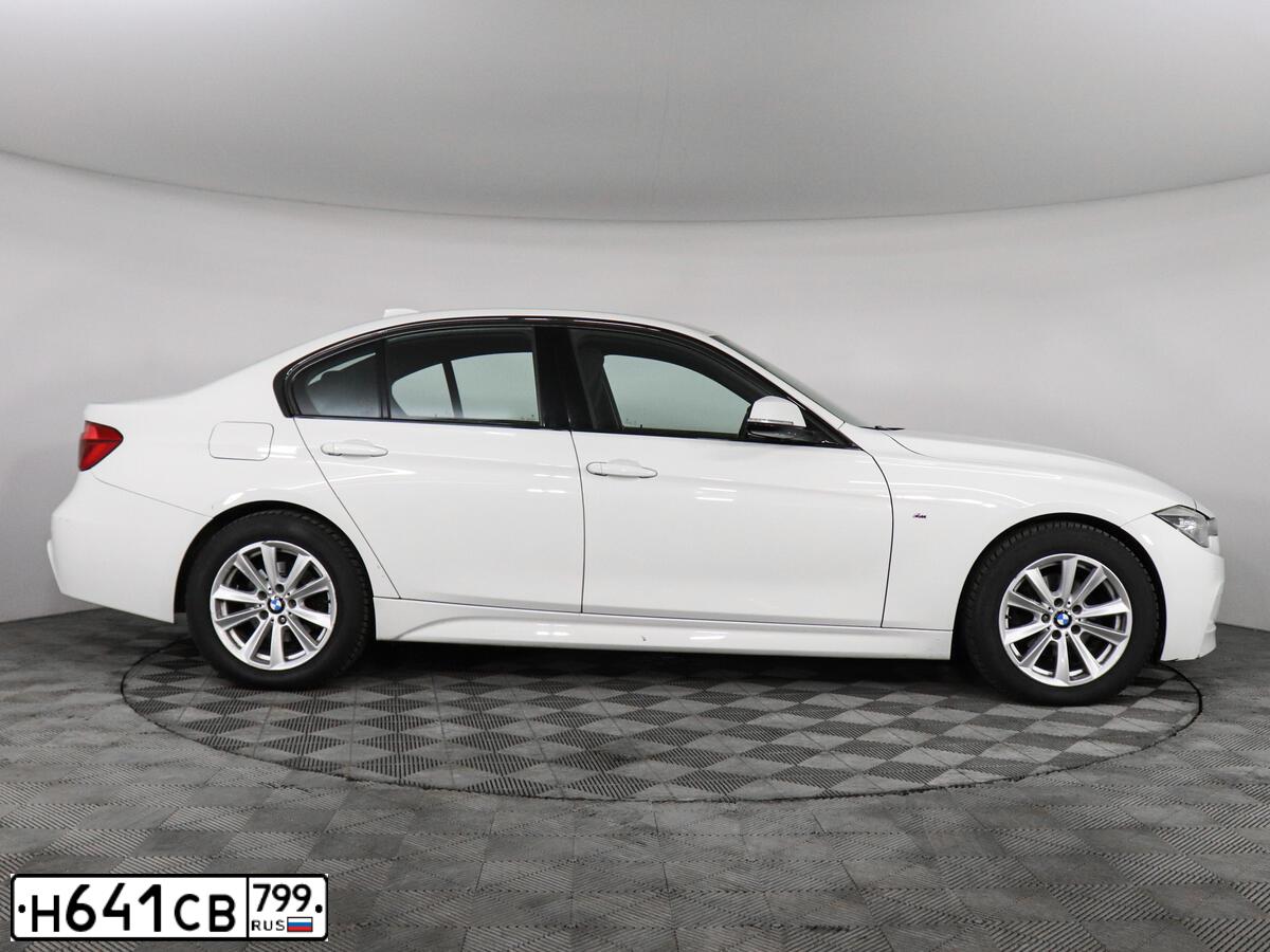 Фото автомобиля BMW SERIE 3, 2016 — госномер Н641СВ799. Цвет: Белый