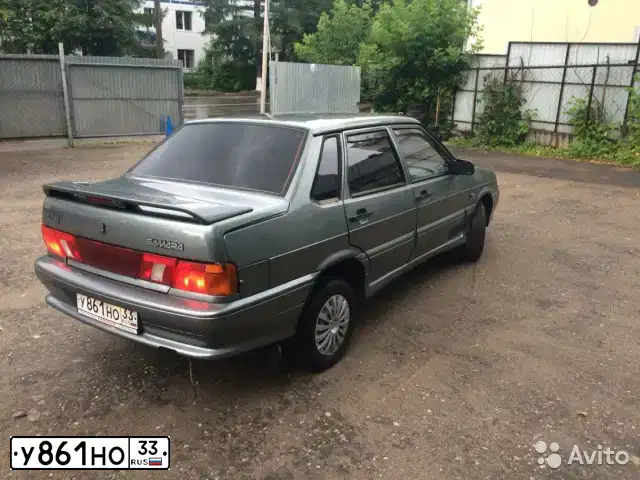 Фото автомобиля LADA 2115 SAMARA, 2008 — госномер У861НО33. Цвет: СРЕДНИЙ СЕРО-ЗЕЛЕНЫЙ МЕТ.