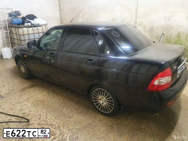 Фото автомобиля LADA PRIORA, 2012 — госномер В512ТС790. Цвет: СИНЕ-ЧЕРНЫЙ