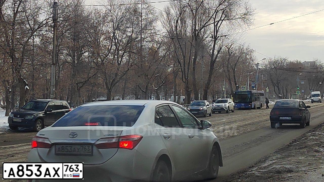 Фото автомобиля TOYOTA COROLLA, 2014 — госномер М757КТ763. Цвет: Белый