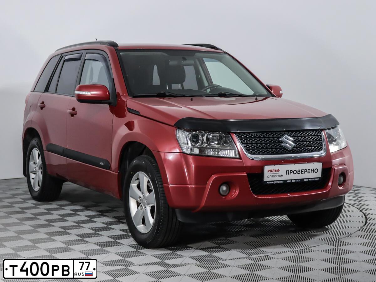 Фото автомобиля SUZUKI GRAND VITARA, 2012 — госномер А861СО147. Цвет: КРАСНЫЙ