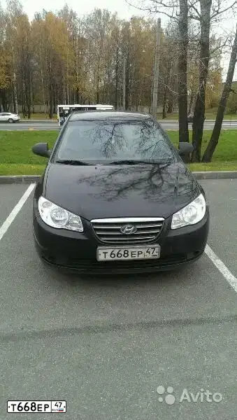 Фото автомобиля HYUNDAI I ELANTRA, 2008 — госномер М927НС82. Цвет: ЧЕРНЫЙ