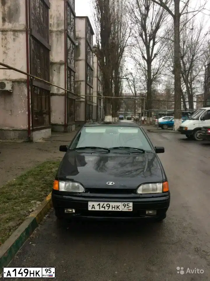 Фото автомобиля LADA 2114 SAMARA, 2011 — госномер А149НК95. Цвет: Сине-Черный