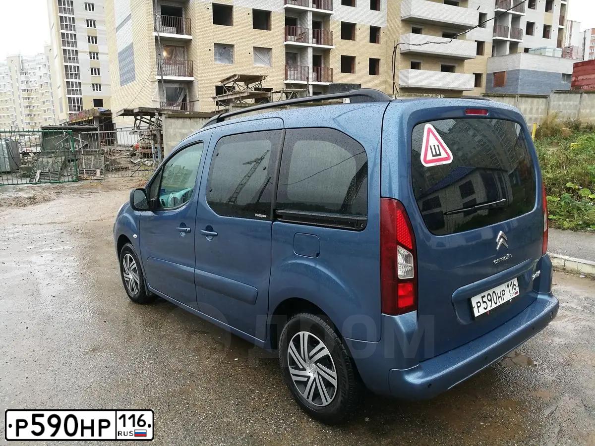 Фото автомобиля CITROEN BERLINGO, 2012 — госномер К555ВУ12. Цвет: ТЕМНО-ГОЛУБОЙ