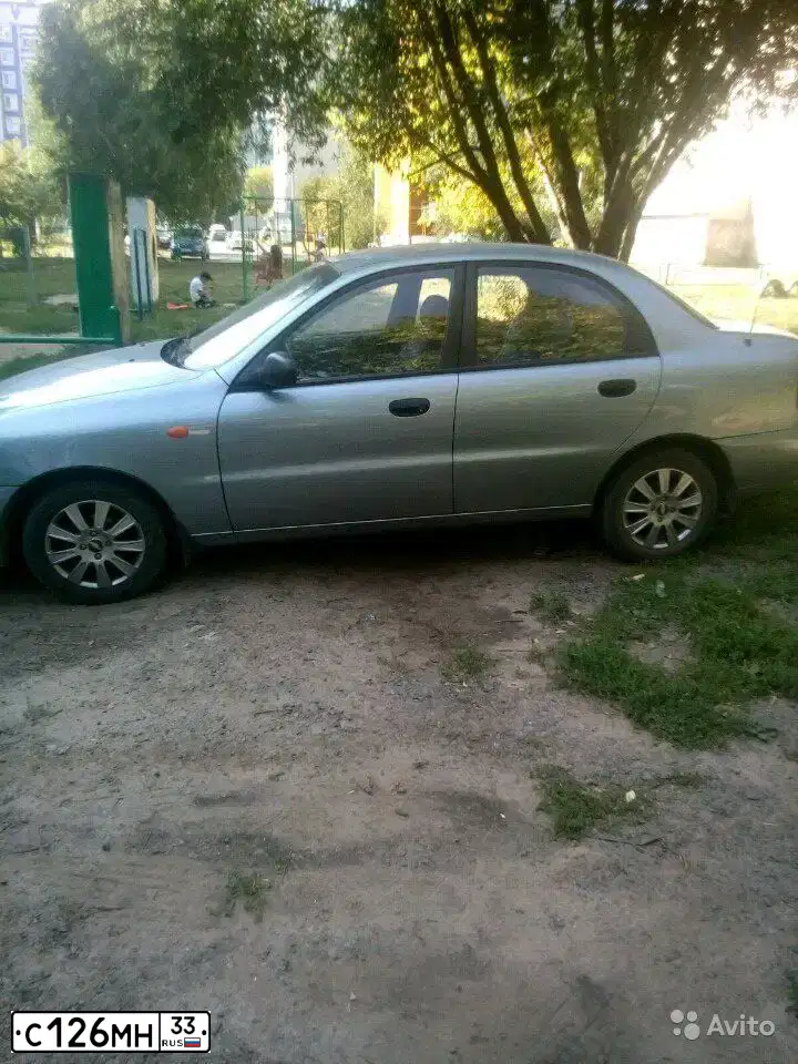 Фото автомобиля ZAZ LANOS, 2008 — госномер С126МН33. Цвет: СЕРЕБРИСТЫЙ