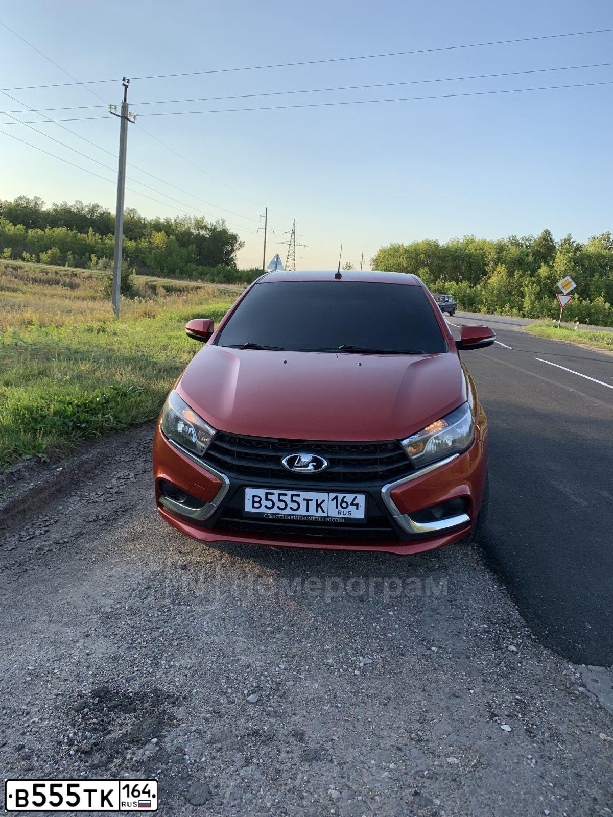 Фото автомобиля LADA GRANTA, 2012 — госномер М678ВУ164. Цвет: Белый