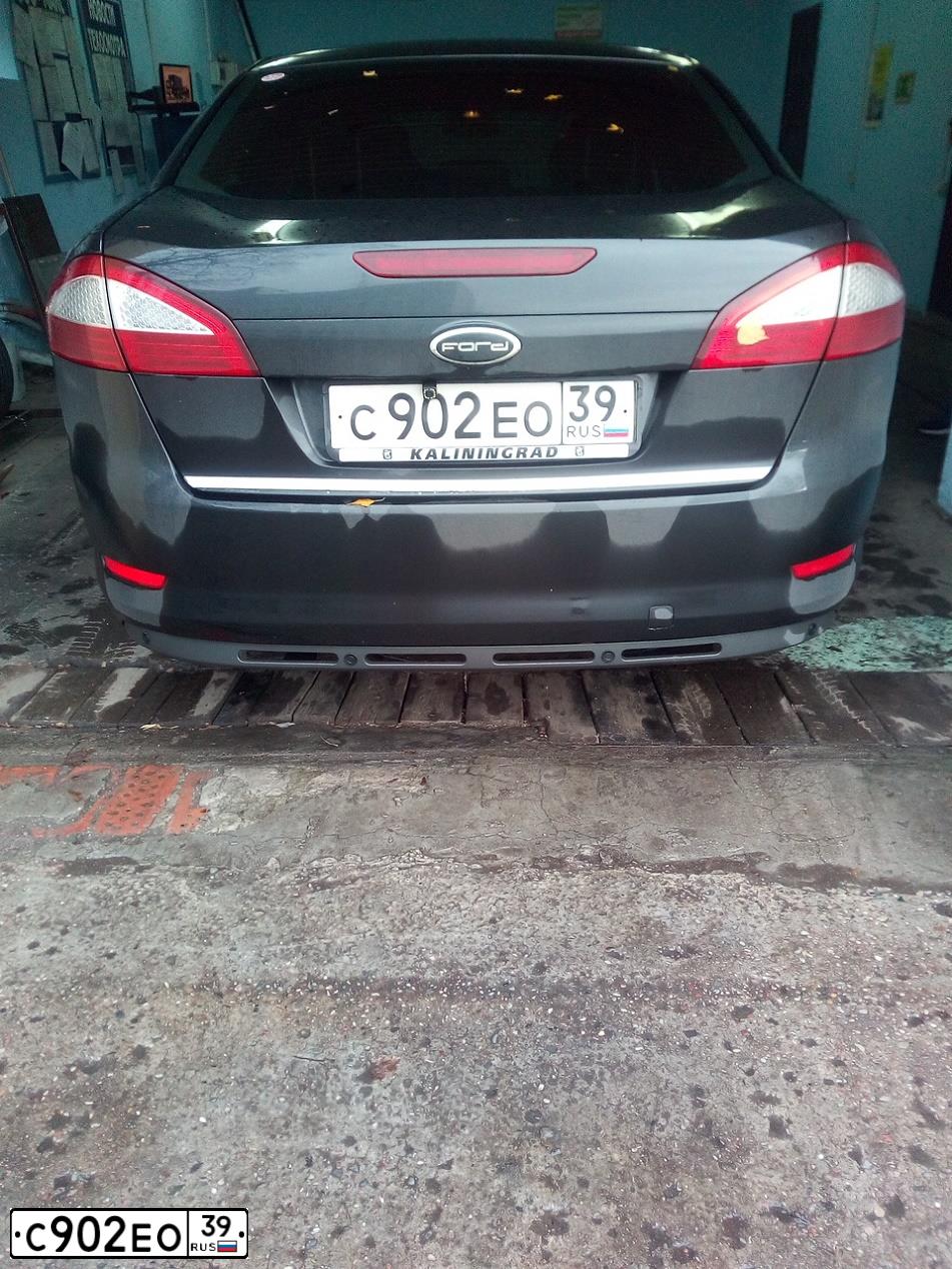 Фото автомобиля FORD MONDEO, 2008 — госномер С902ЕО39. Цвет: ЧЕРНЫЙ