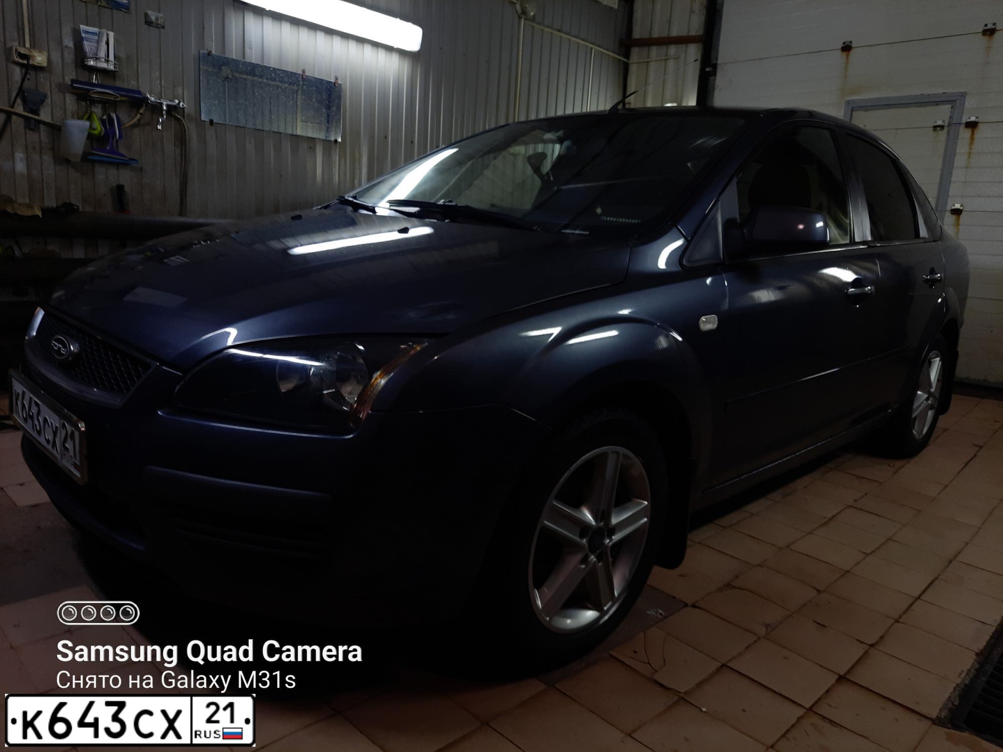 Фото автомобиля FORD FOCUS, 2008 — госномер А507ХТ147. Цвет: ТЕМНО-СЕРЫЙ