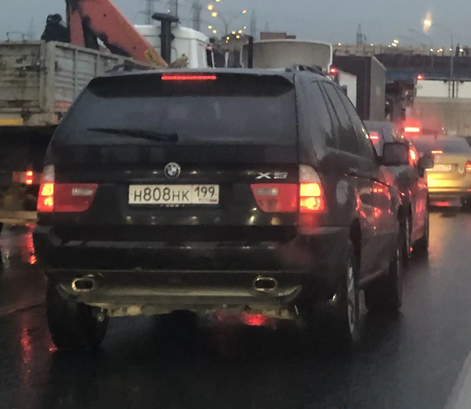 Фото автомобиля BMW X5, 2005 — госномер А515ВА797. Цвет: ЧЕРНЫЙ