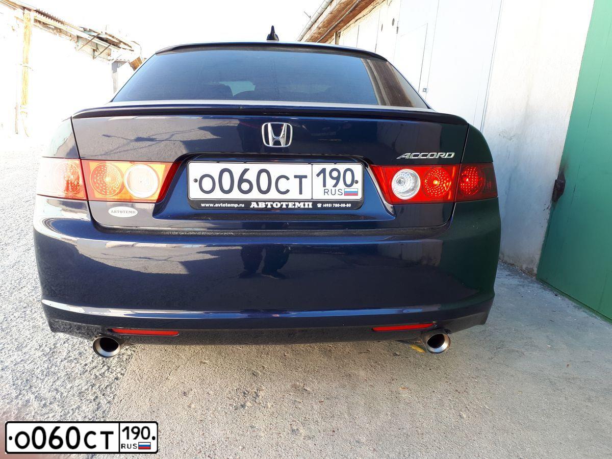 Фото автомобиля HONDA ACCORD, 2007 — госномер В078ХТ18. Цвет: ТЕМНО СИНИЙ
