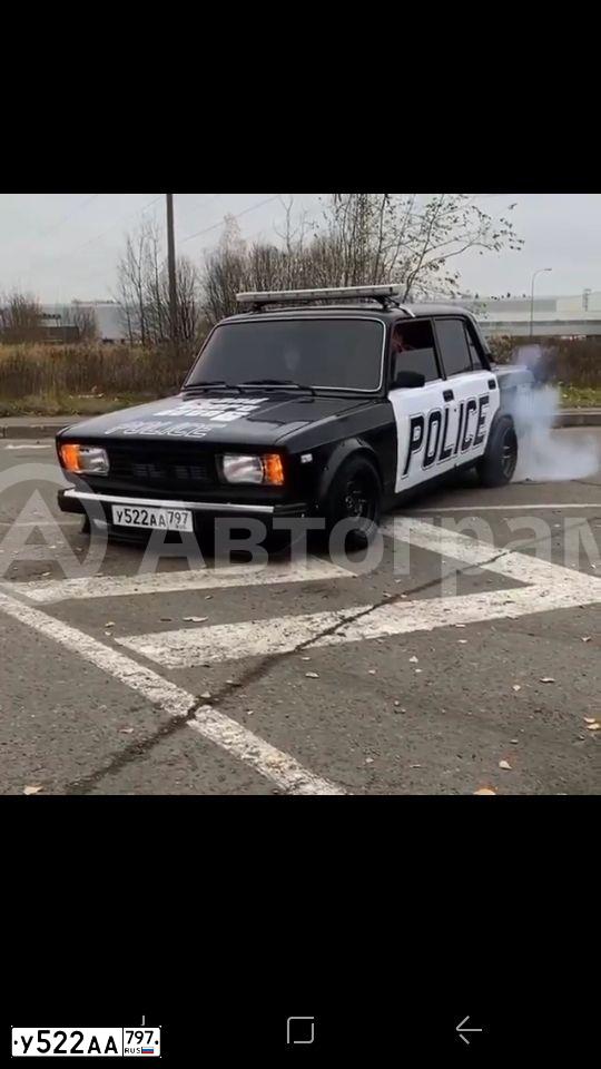 Фото автомобиля LADA 2105 LADA, 2010 — госномер У522АА797. Цвет: ЧЕРНЫЙ