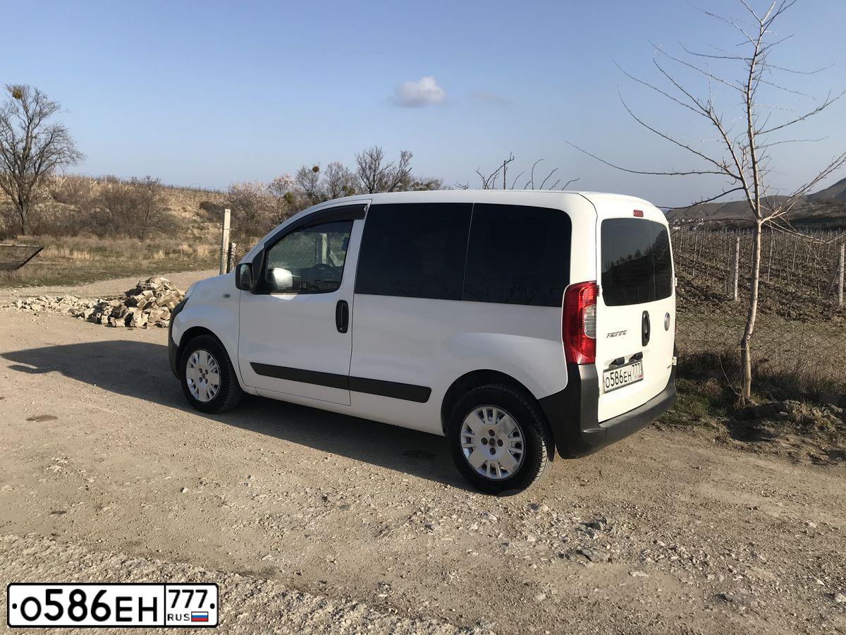 Фото автомобиля FIAT FIORINO, 2009 — госномер К566АХ180. Цвет: Белый