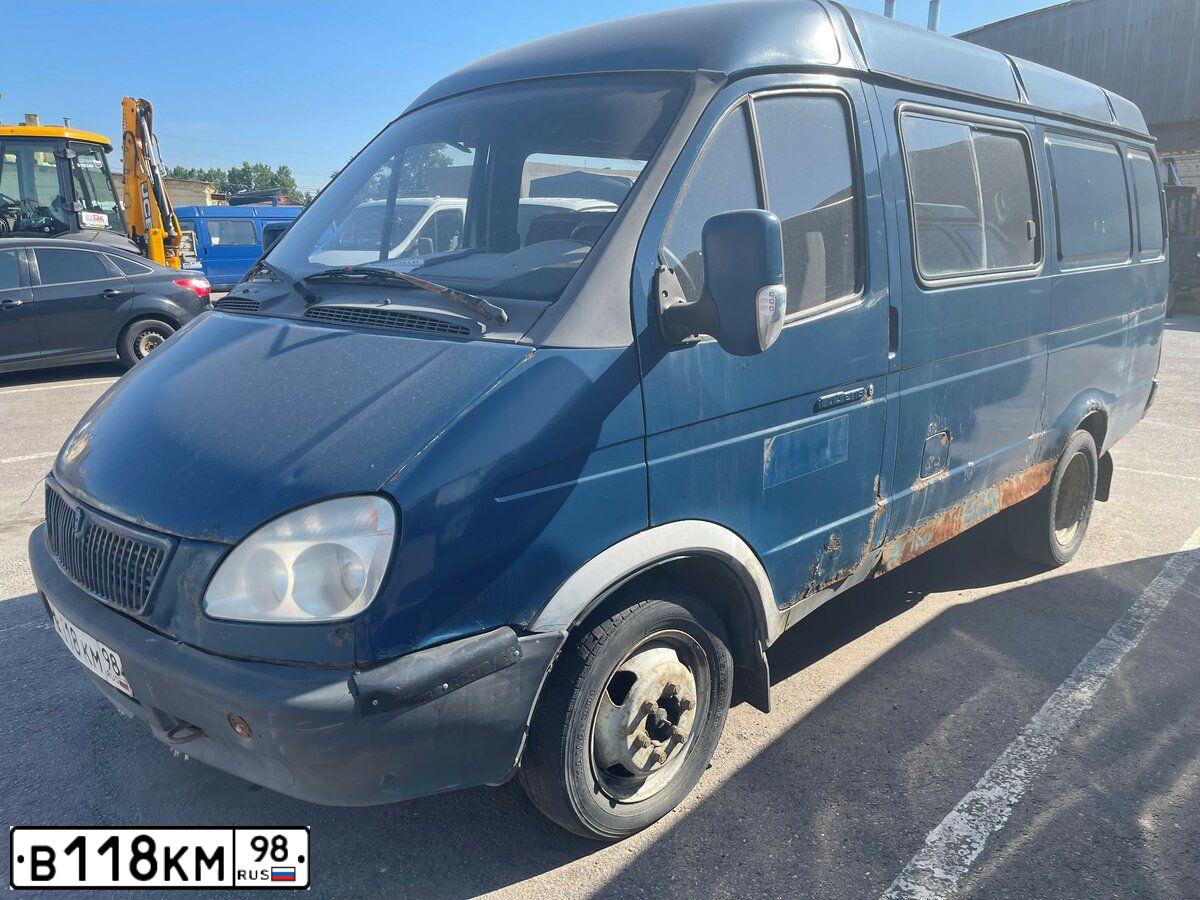 Фото автомобиля GAZ 2705 EL, 2006 — госномер В118КМ98. Цвет: синий
