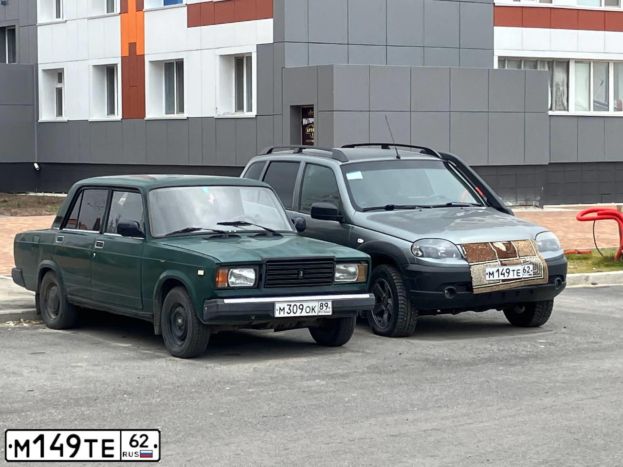 Фото автомобиля CHEVROLET NIVA, 2019 — госномер М149ТЕ62. Цвет: Темно-серый металлик