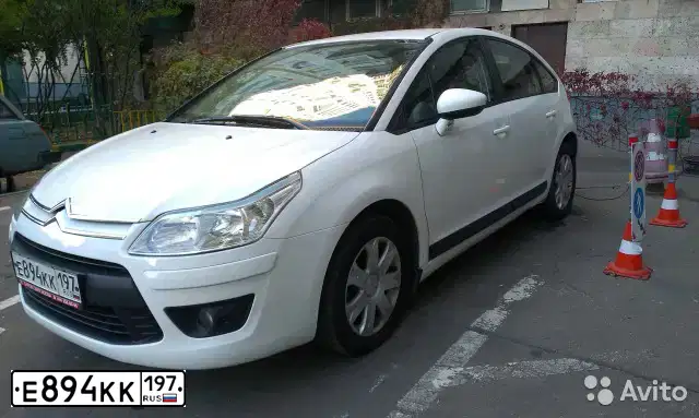 Фото автомобиля СИТРОЕН С4, 2010 — госномер У569УА71. Цвет: Белый