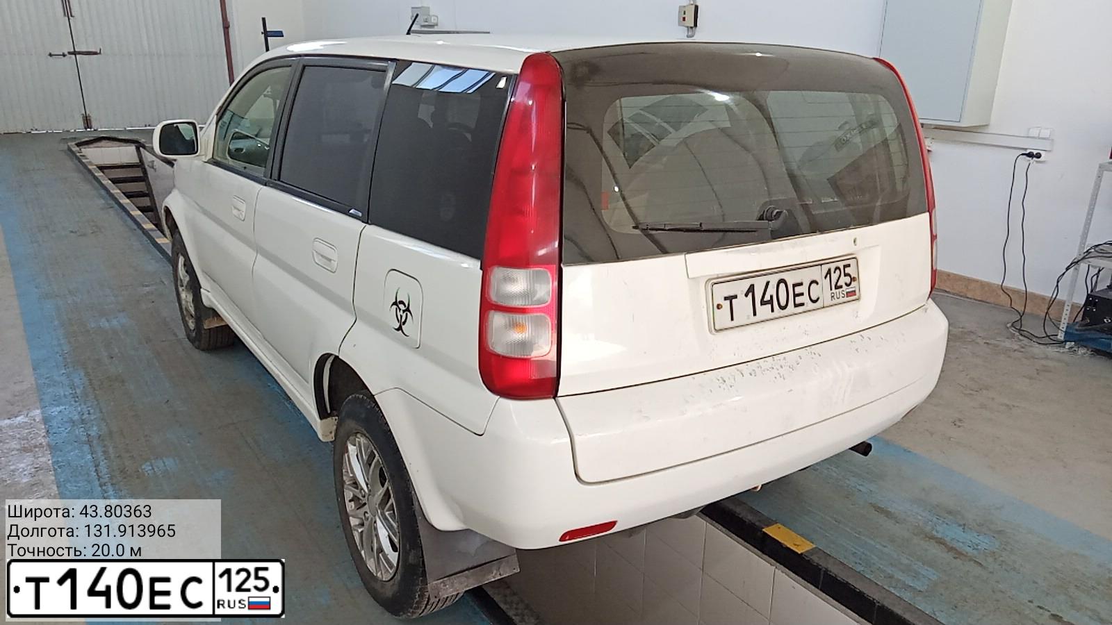Фото автомобиля HONDA HR-V, 2000 — госномер Х760ТН125