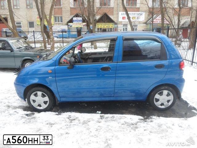 Фото автомобиля DAEWOO MATIZ, 2012 — госномер К553НТ33. Цвет: СИНЕ-ГЛАЗУРИСТЫЙ