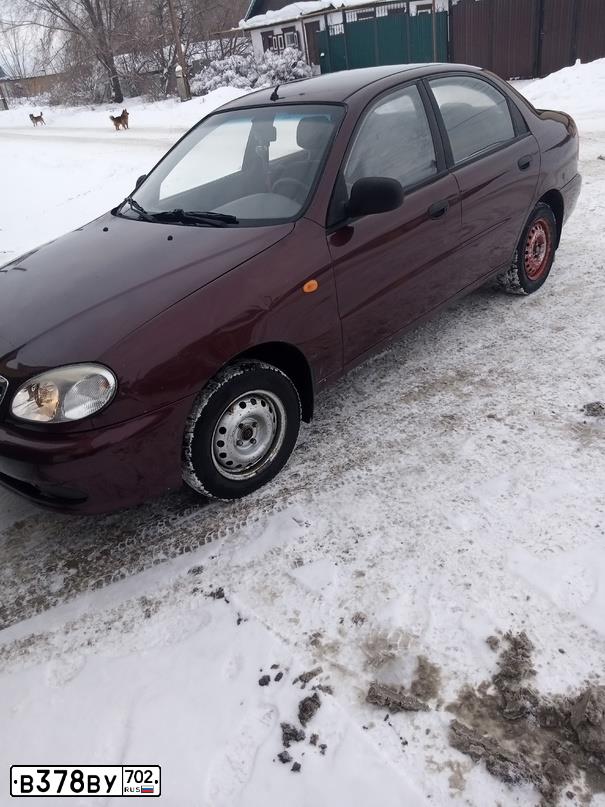 Фото автомобиля ZAZ CHANCE, 2011 — госномер Е984СХ156. Цвет: БОРДОВЫЙ