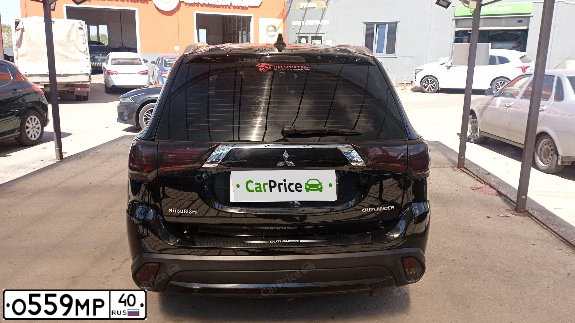 Фото автомобиля MITSUBISHI OUTLANDER, 2018 — госномер Х854ВТ71. Цвет: ЧЕРНЫЙ