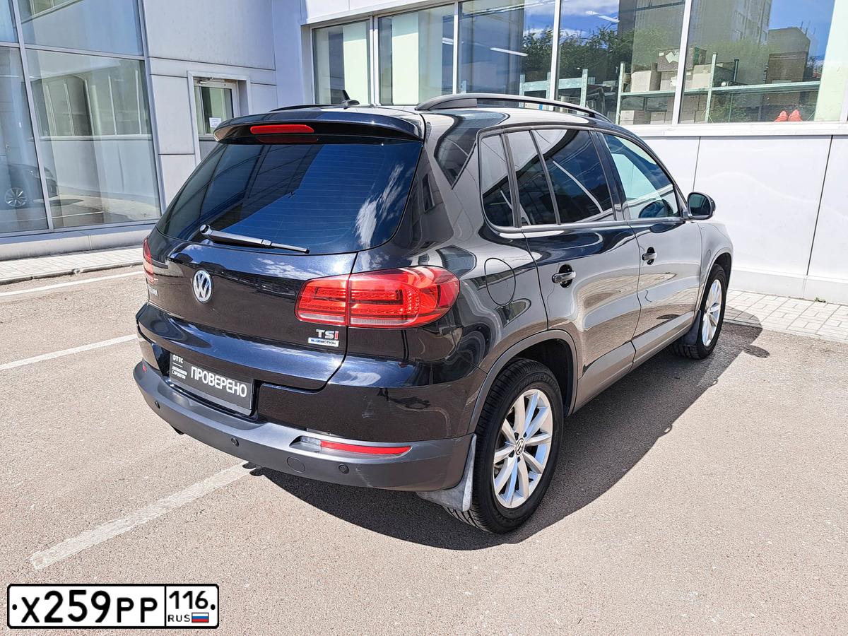 Фото автомобиля VOLKSWAGEN TIGUAN, 2016 — госномер С576ХН73. Цвет: ЧЕРНЫЙ