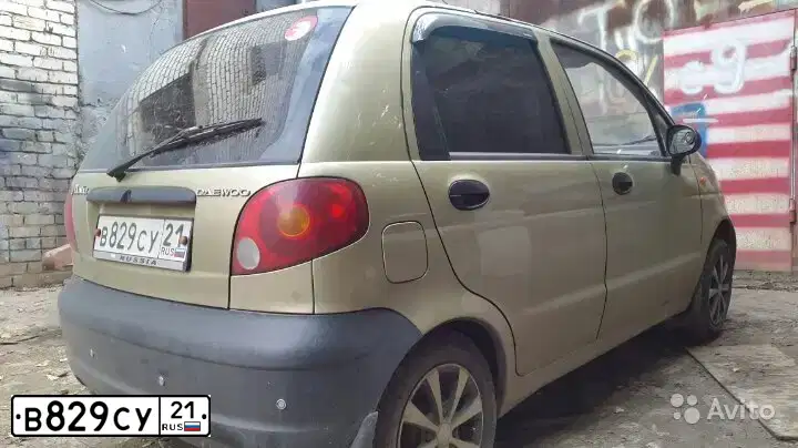 Фото автомобиля DAEWOO MATIZ, 2008 — госномер Н419КТ21. Цвет: ПЕСОЧНО-БЕЖЕВЫЙ