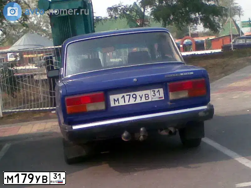 Фото автомобиля LADA 2107 LADA, 1993 — госномер Р955ТК31. Цвет: ВАСИЛЬКОВЫЙ