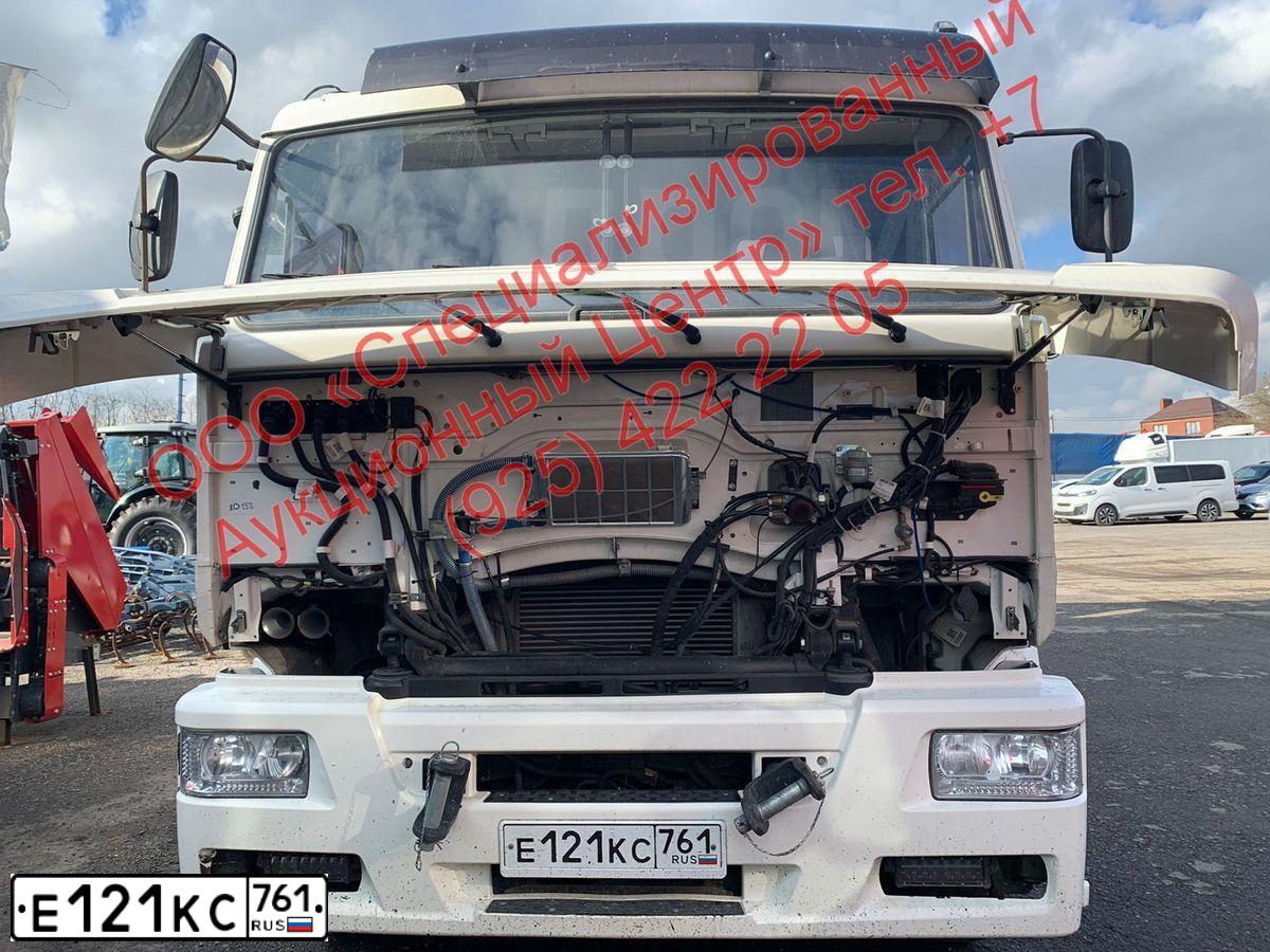 Фото автомобиля KAMAZ 6520, 2022 — госномер К591УТ33. Цвет: Белый