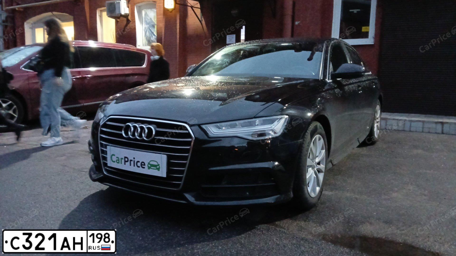 Фото автомобиля AUDI A6, 2018 — госномер Р182НВ797. Цвет: ЧЕРНЫЙ